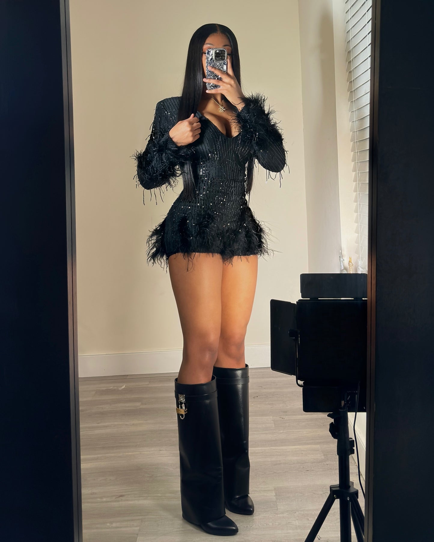 Wave Of Feathers Romper