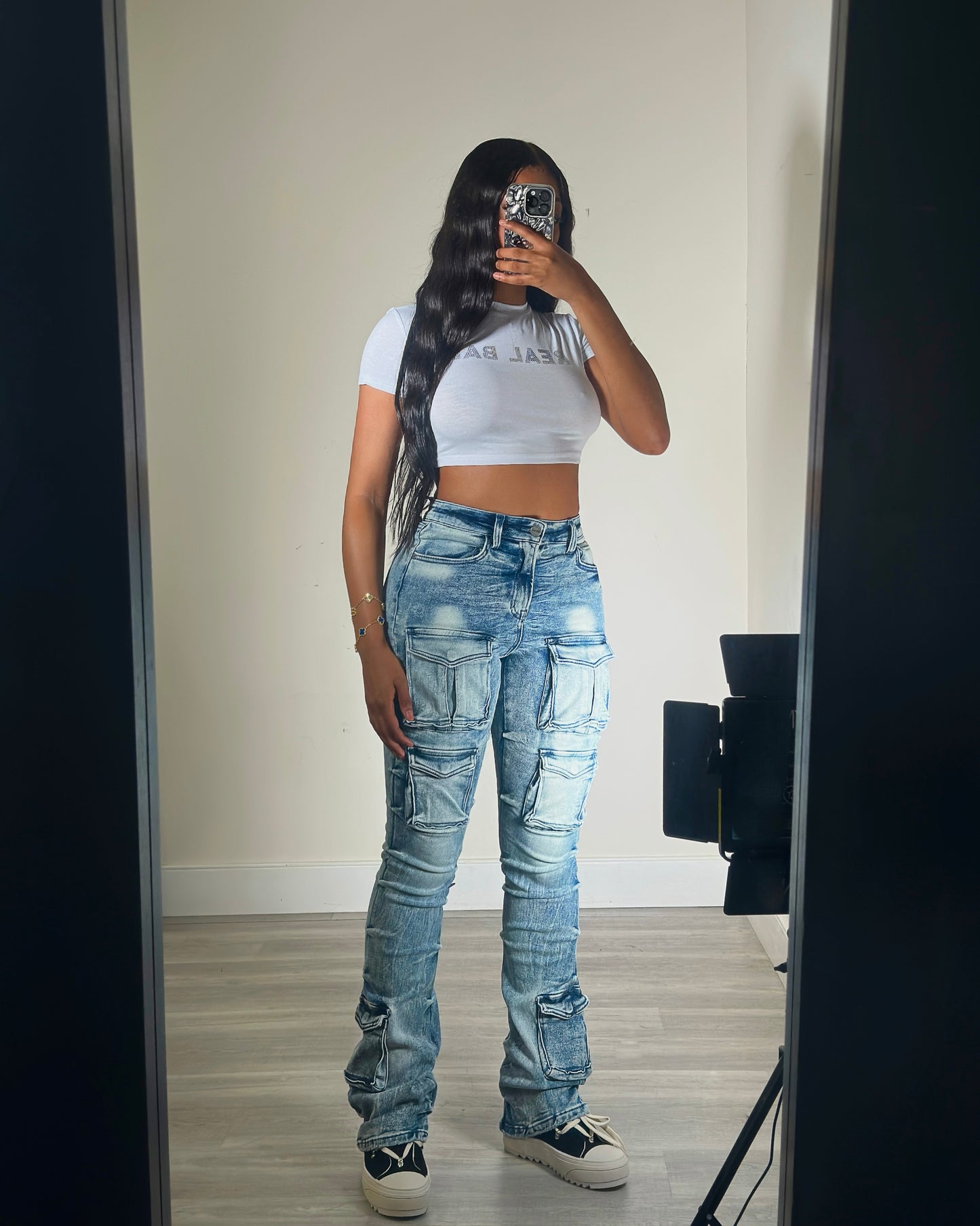 Stacked Up Denim Pants