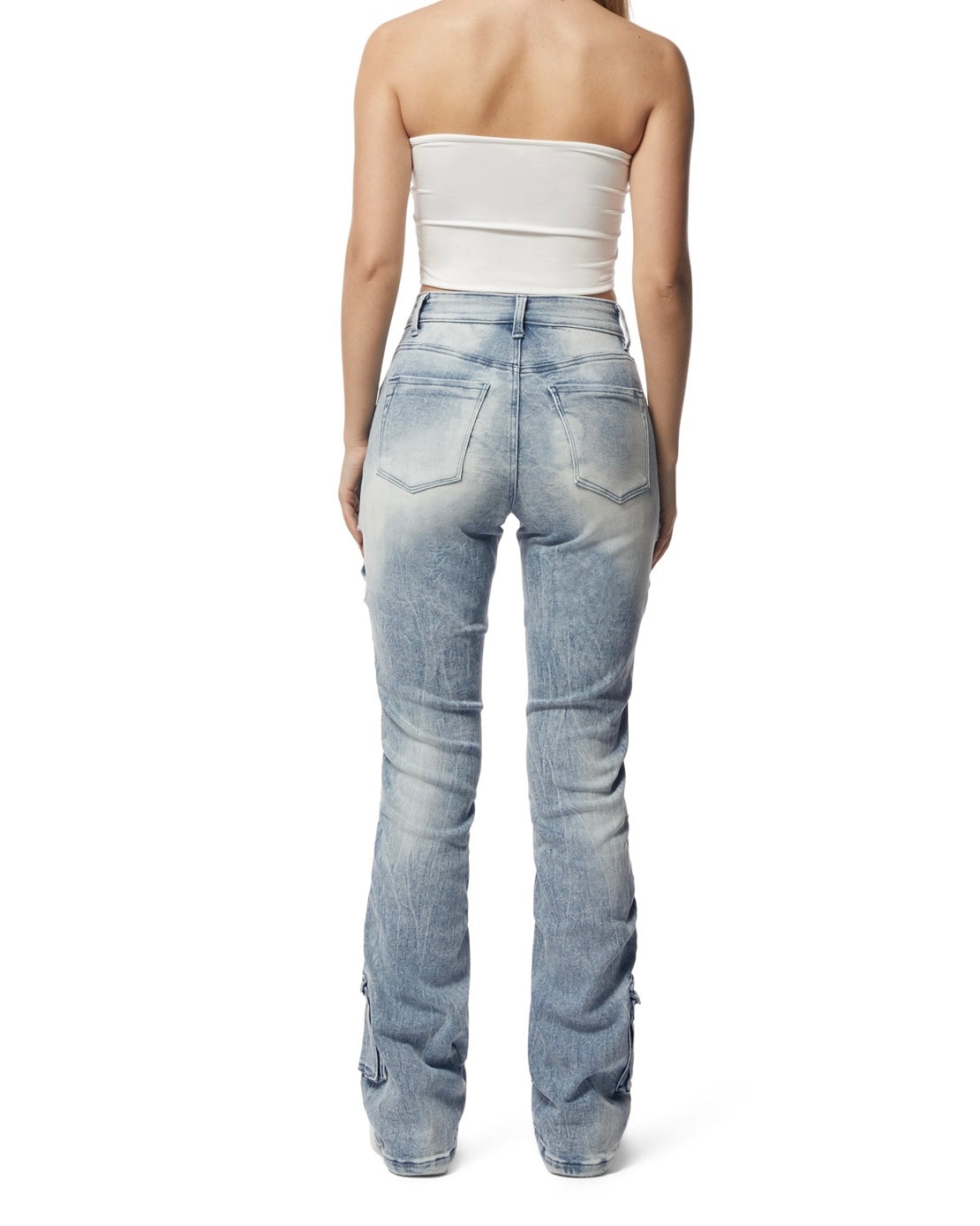 Stacked Up Denim Pants