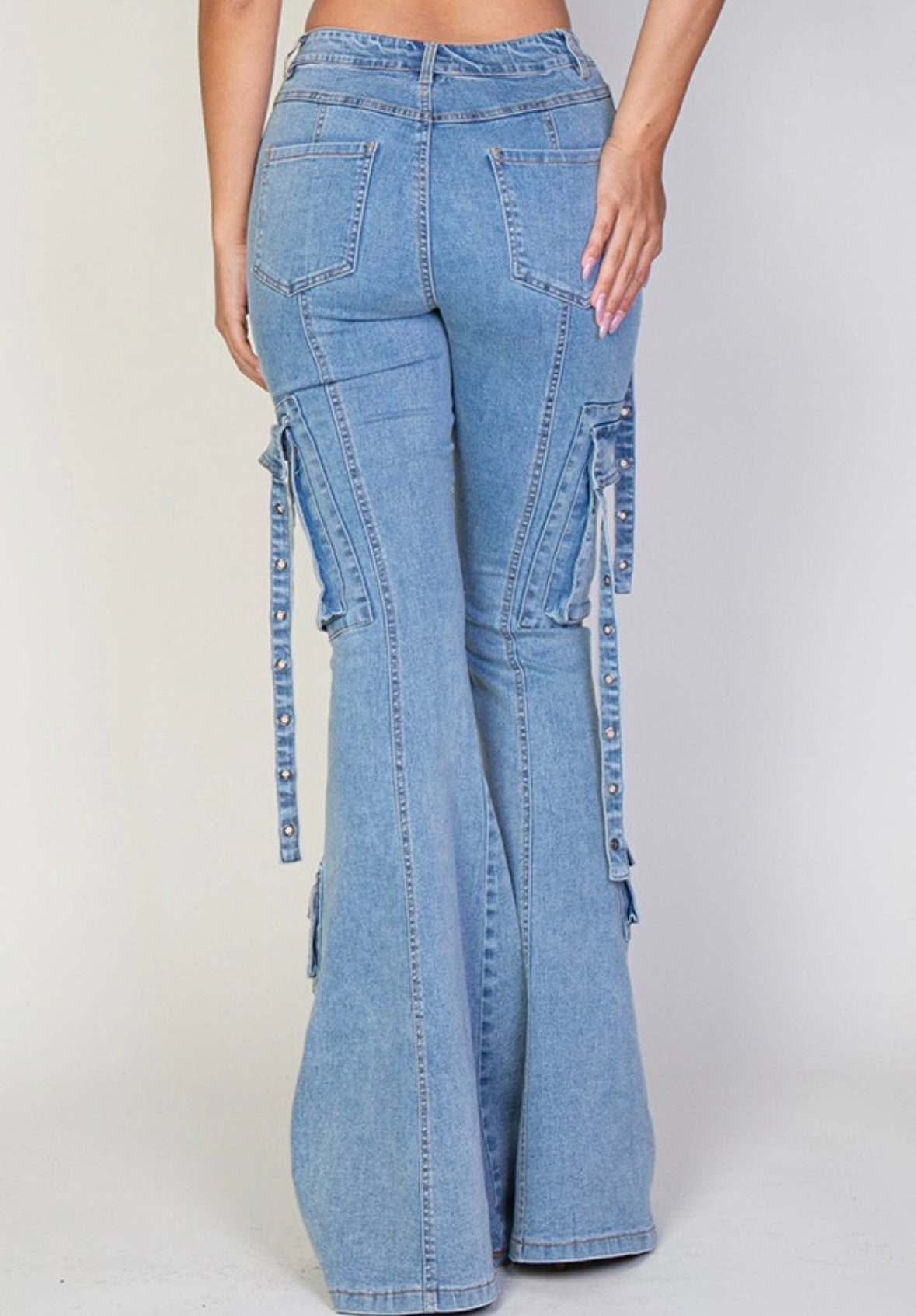 Strap It Down Cargo Jeans