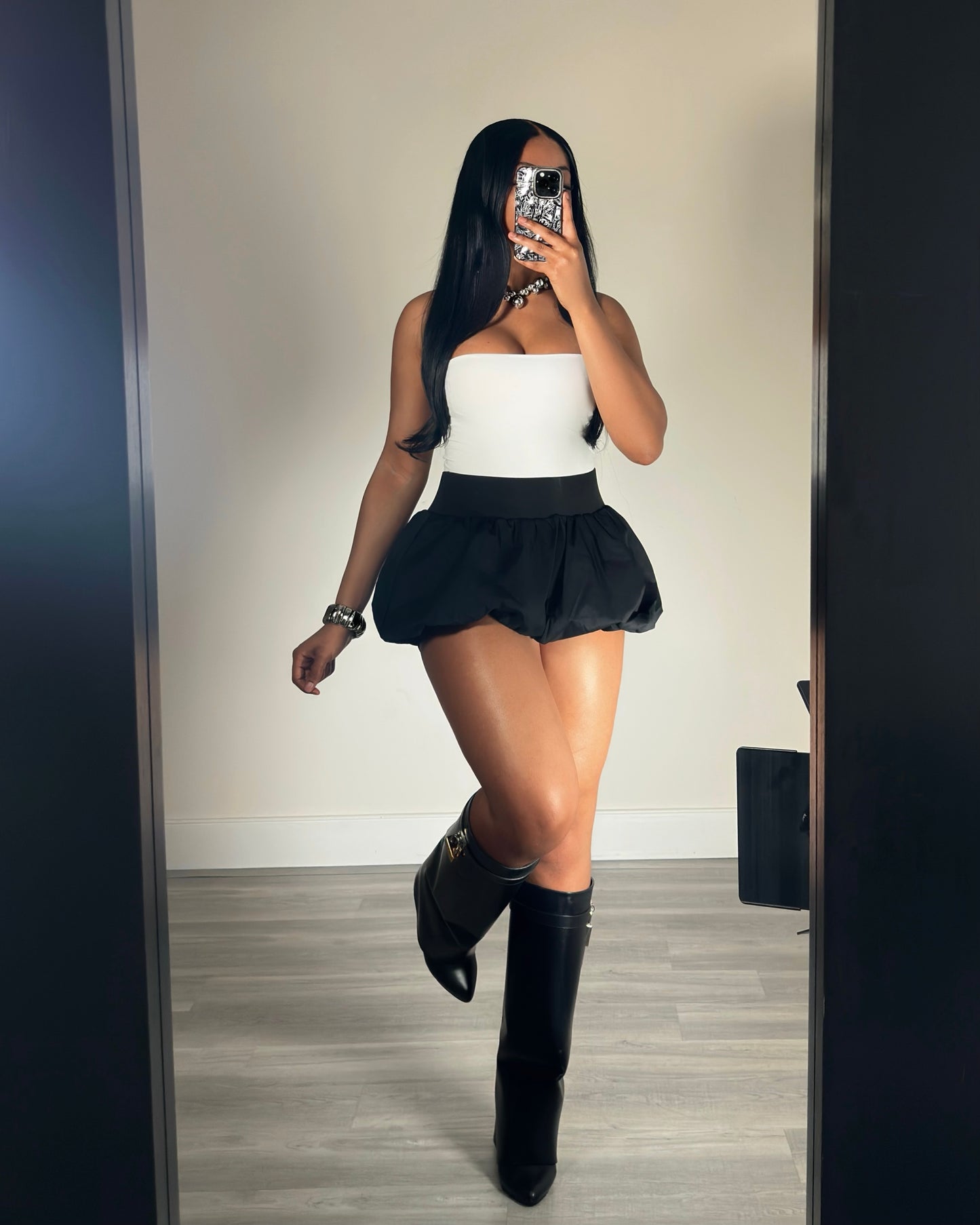 Bubble Pop Mini Skirt