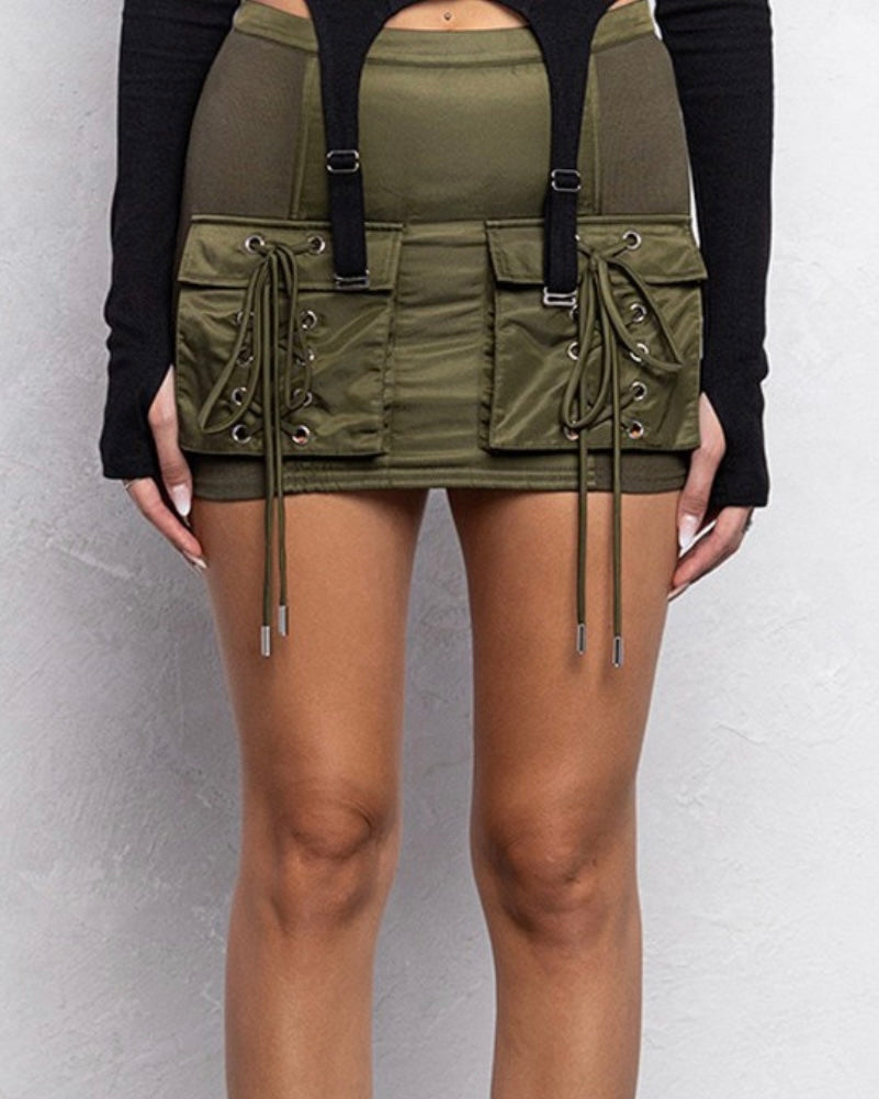 Lace Me Up Skirt