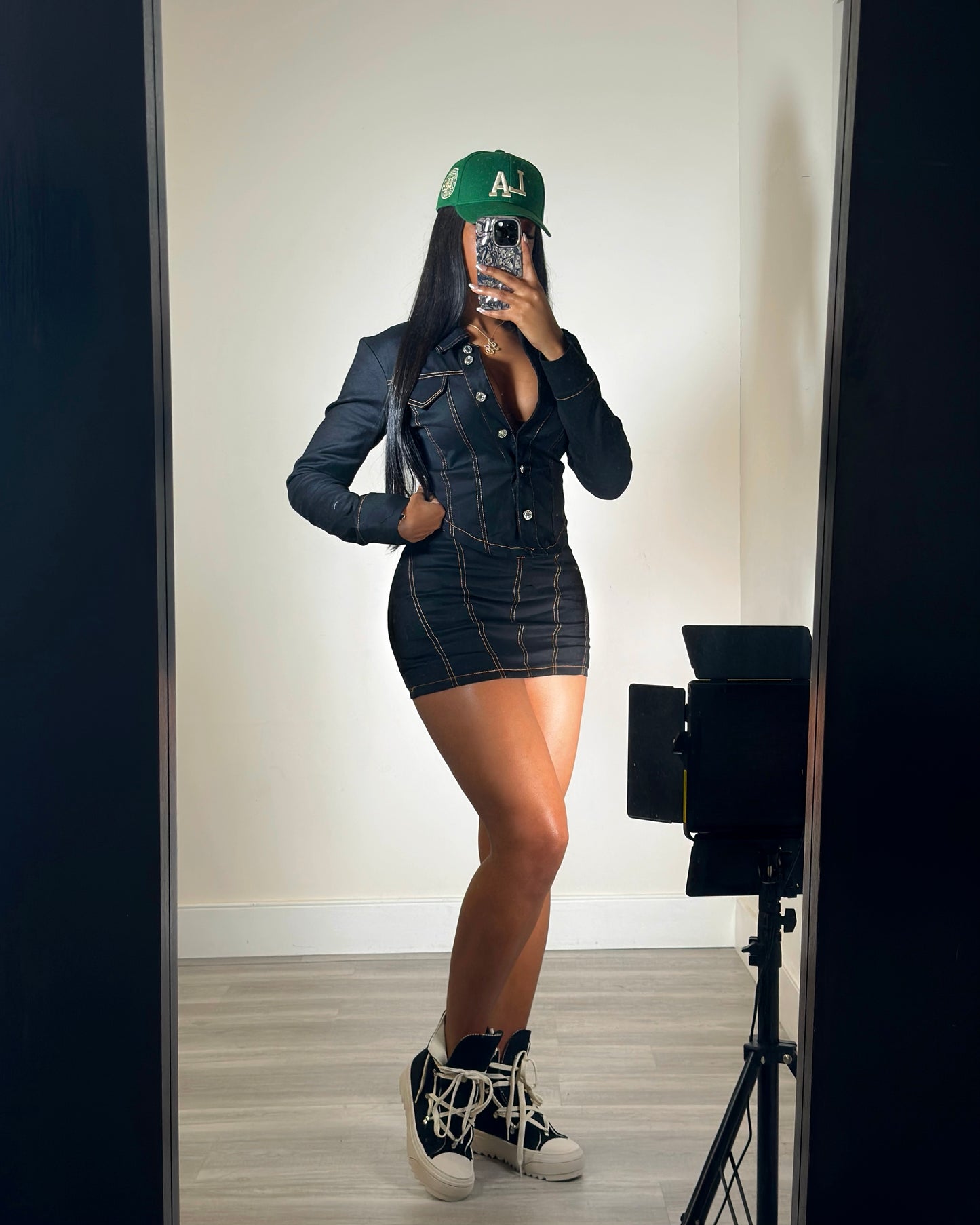 Looking Hot Denim Set