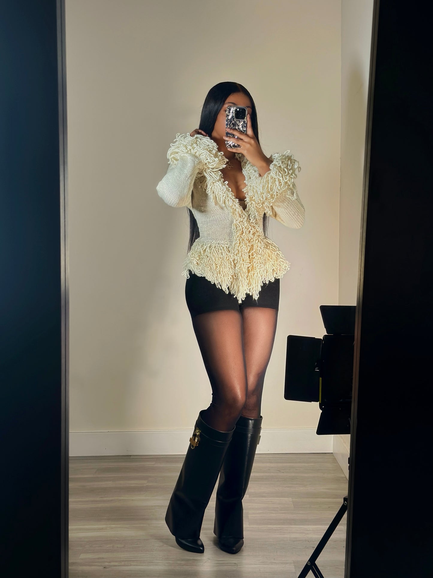 Tassel Knit Sweater