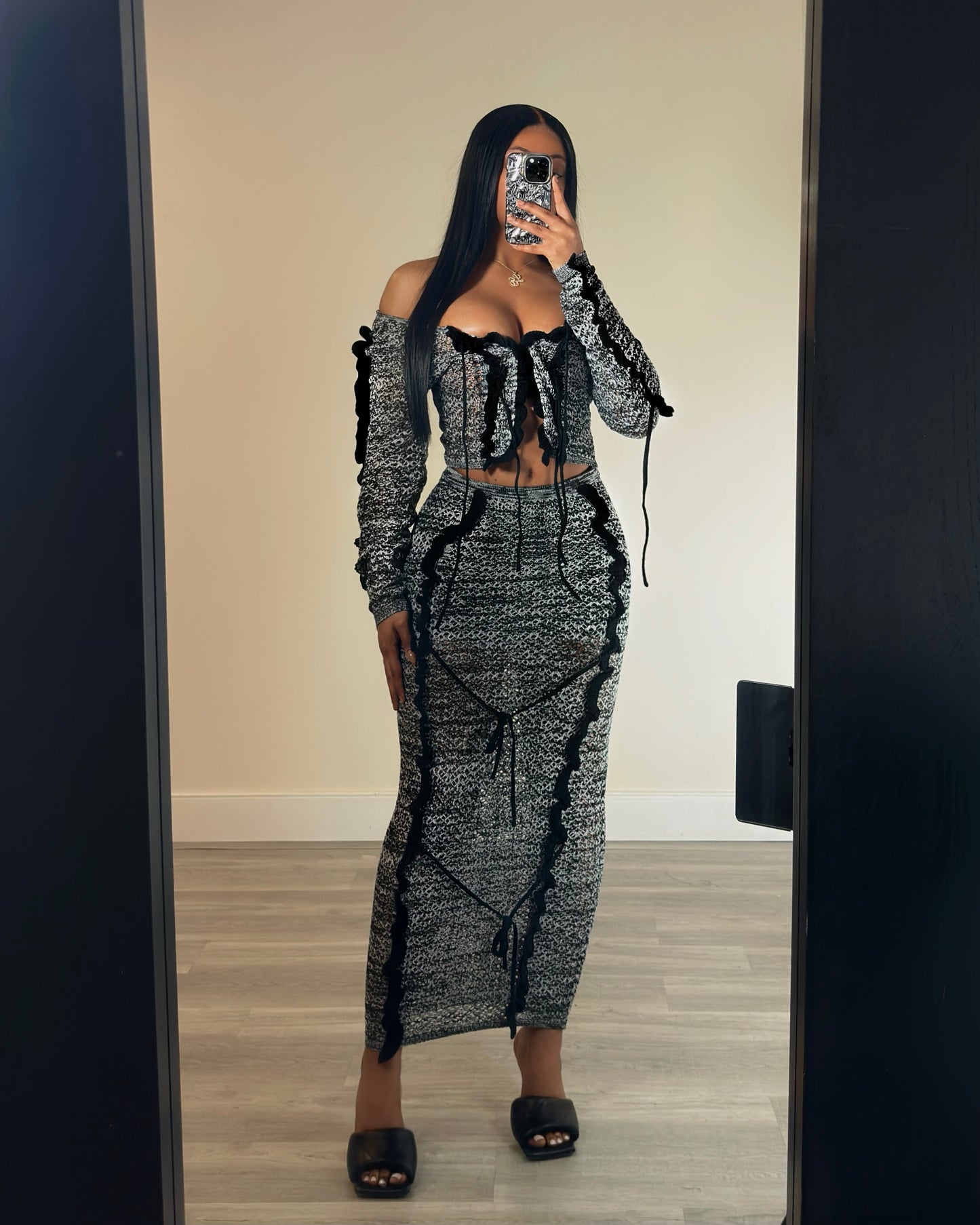 Take a Risk Maxi Skirt