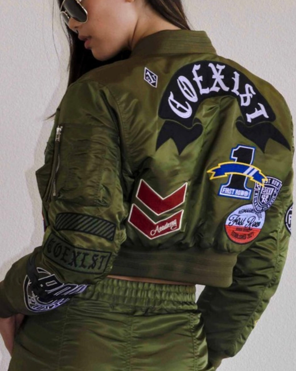 Coexist Bomber Jacket