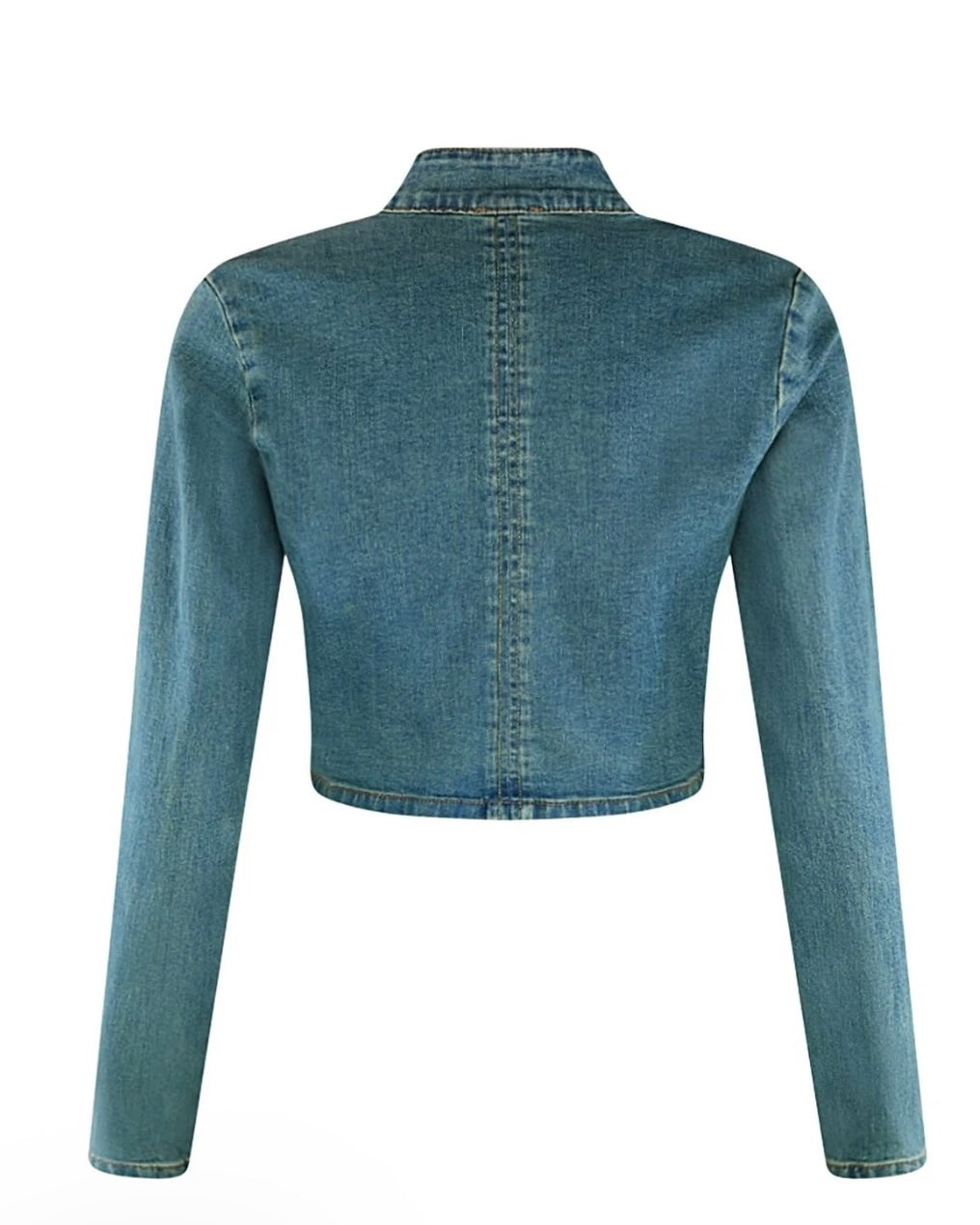 Wild Thoughts Denim Graphic Top