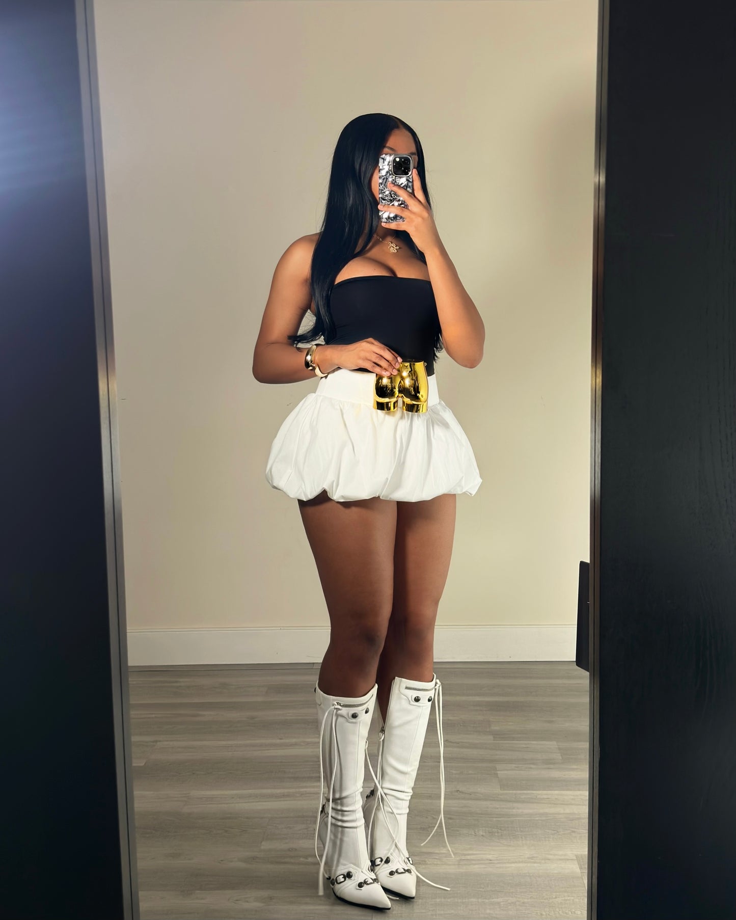 Bubble Pop Mini Skirt