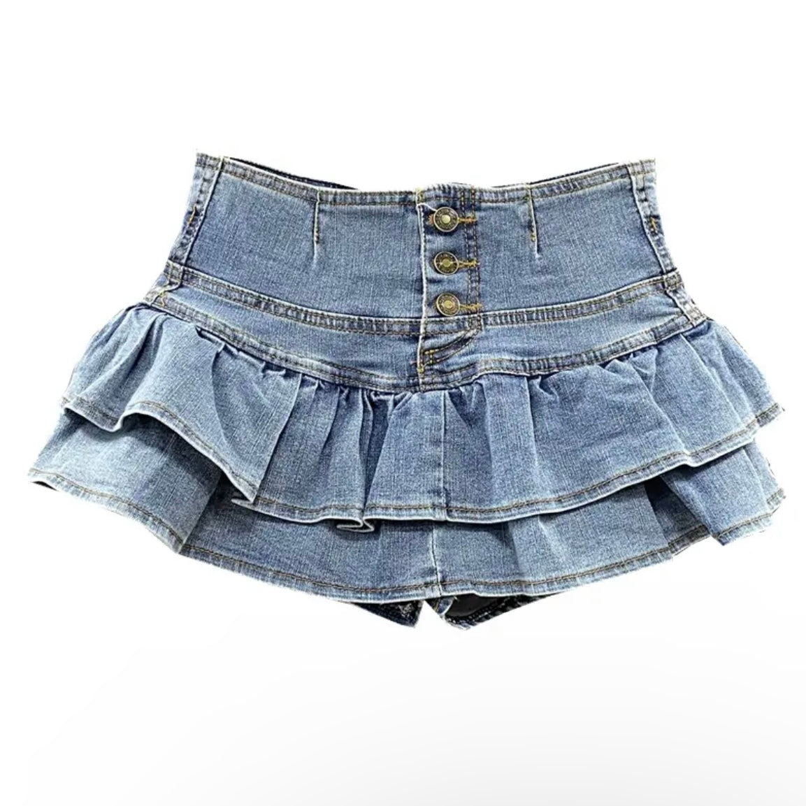 Whatever I Like Denim Mini Skirt