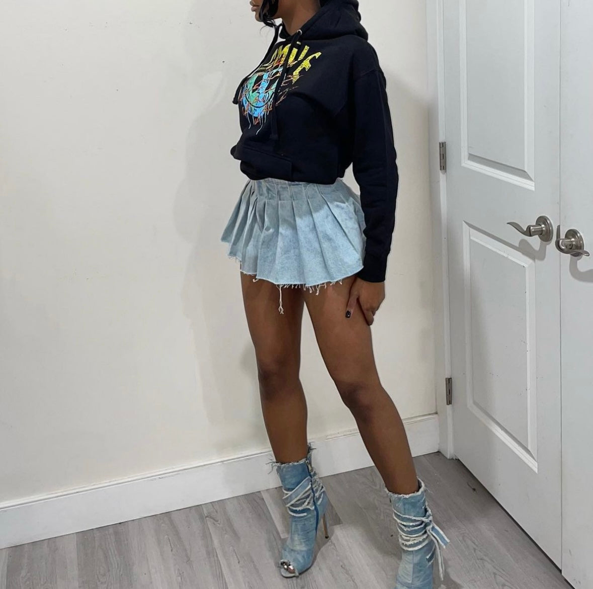 Denim Mini Skirt