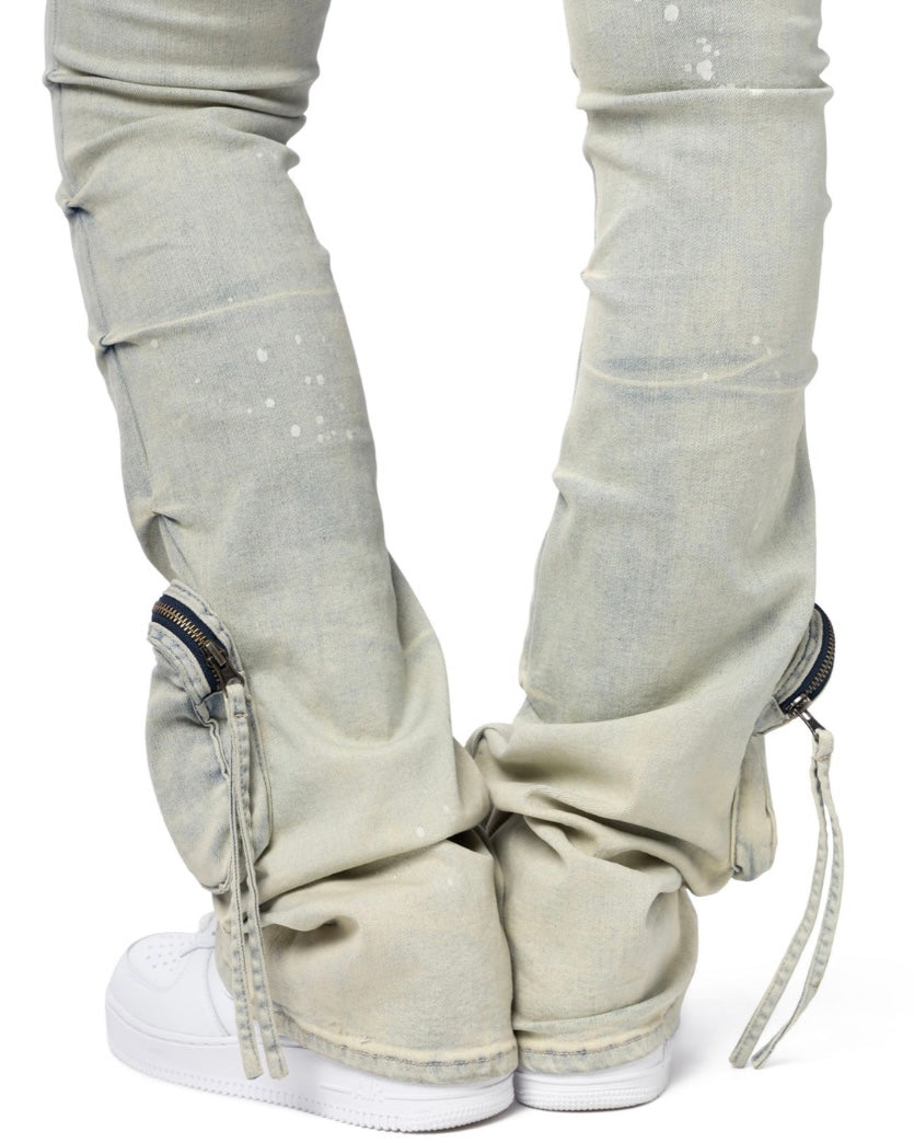 Stacked Up Denim Jeans