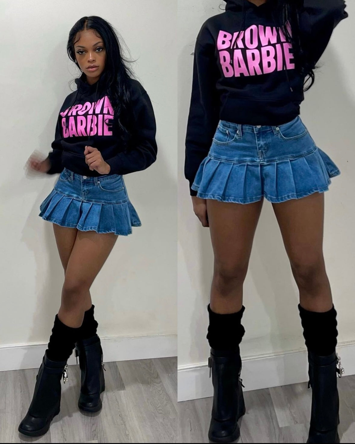Brown Barbie Hoodie