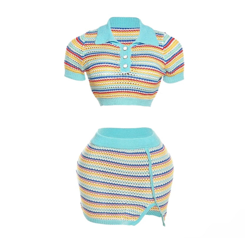 Rainbow Knit Set