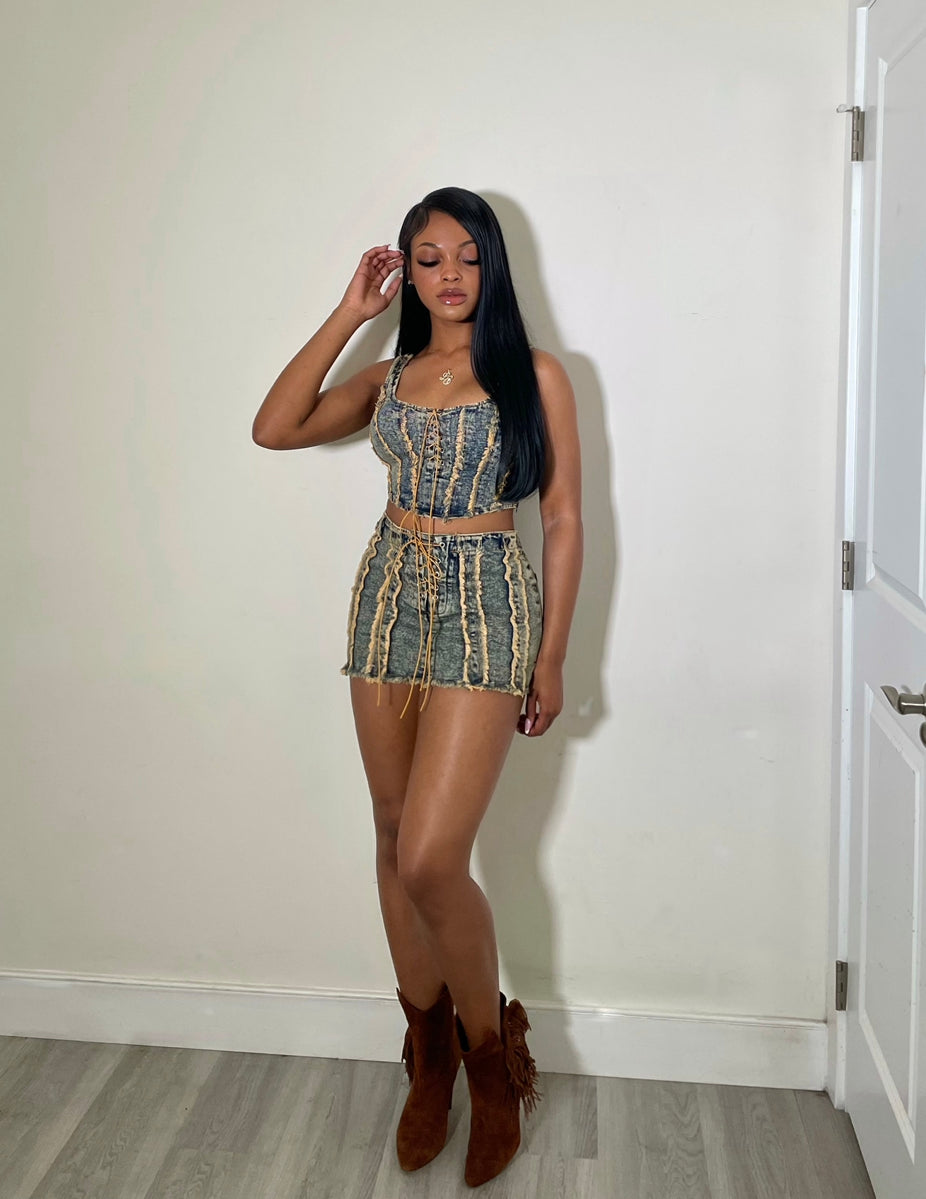 Make It Edgy Skirt