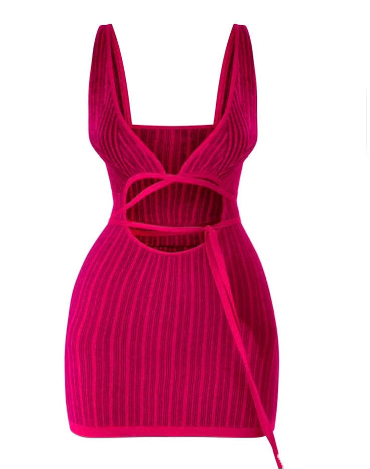 Pink Knit Mini