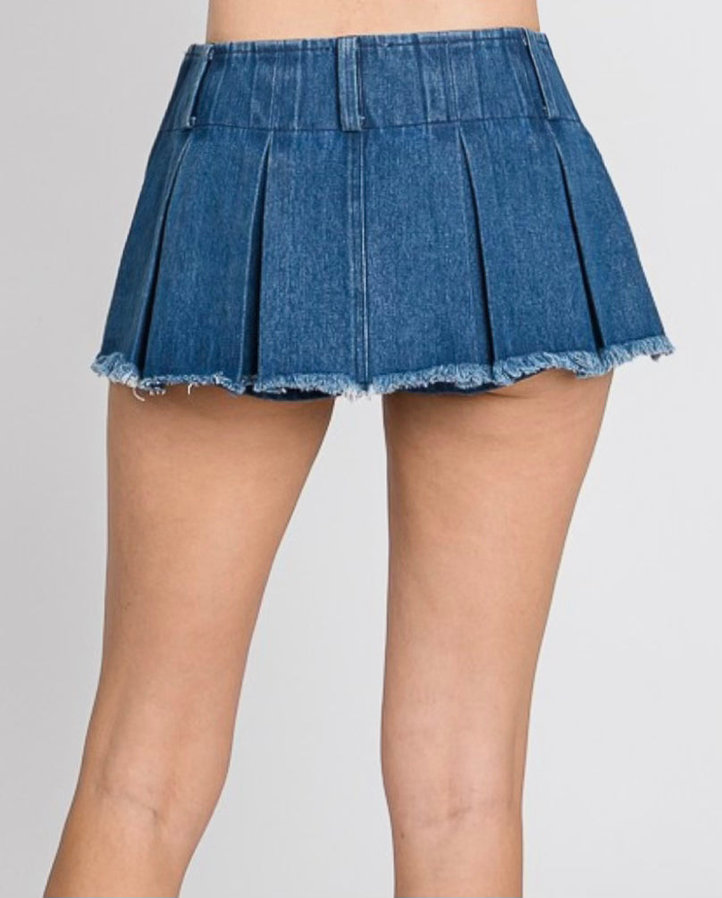 Denim Mini Skirt