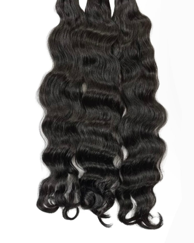 Raw Natural Wavy Bundles