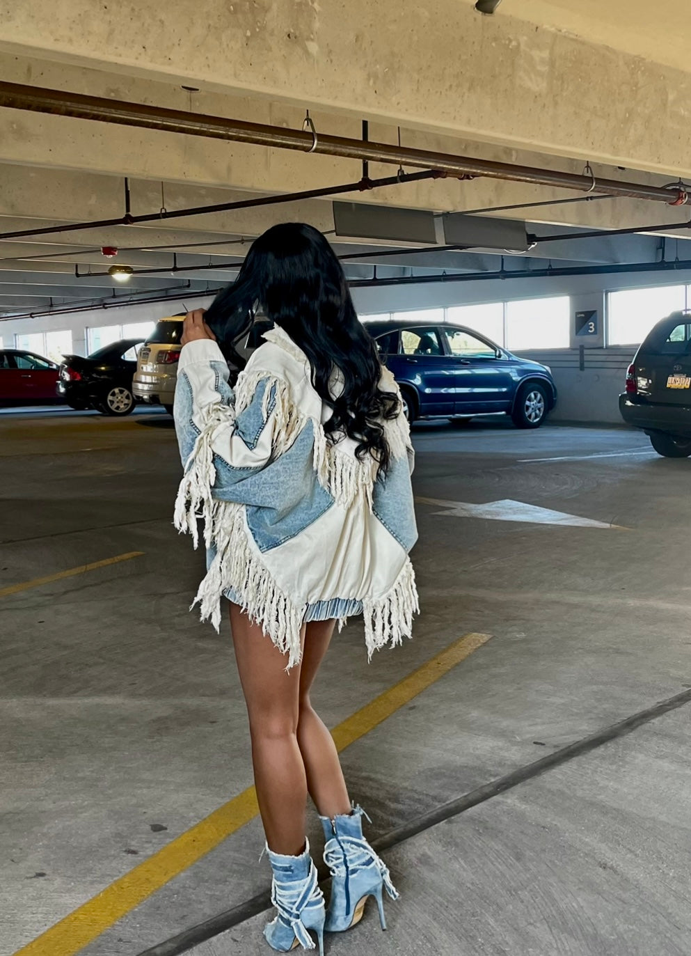 Feeling Fringe Denim Jacket