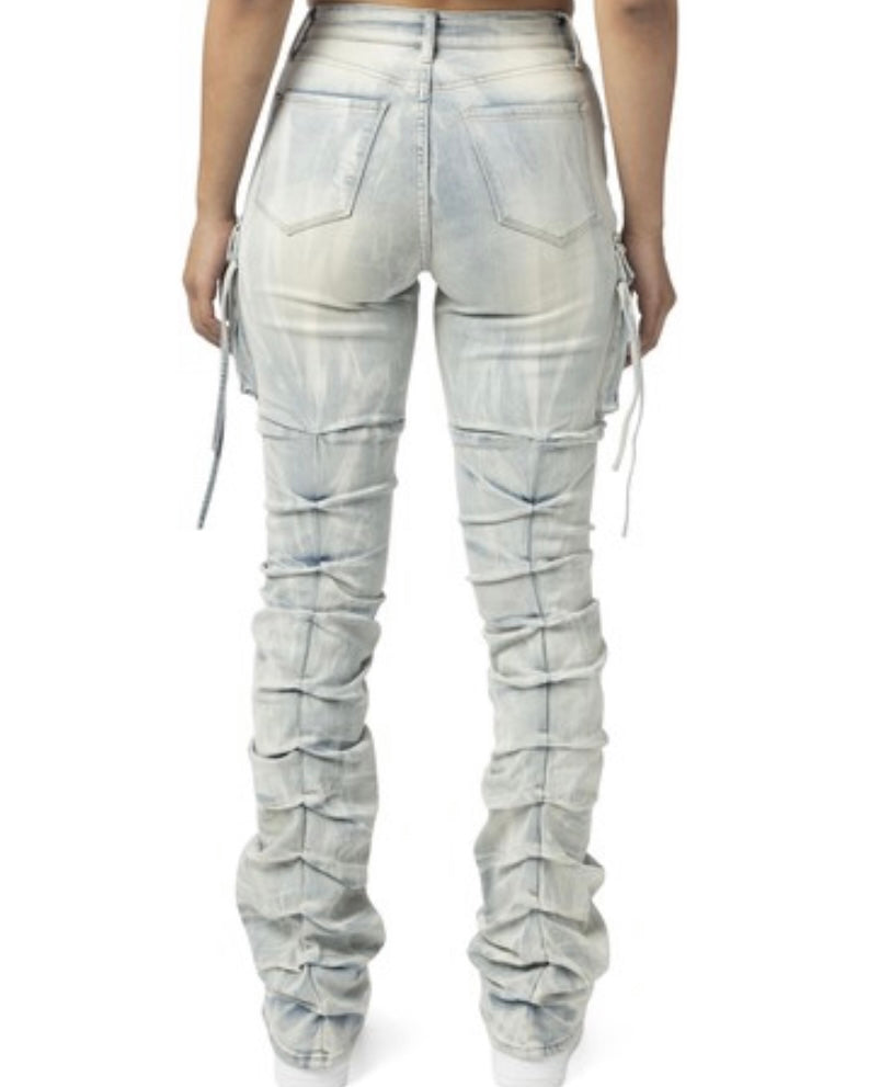 No Control Stacked Denim Jeans