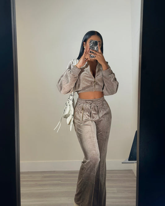 Velour Jogger Set