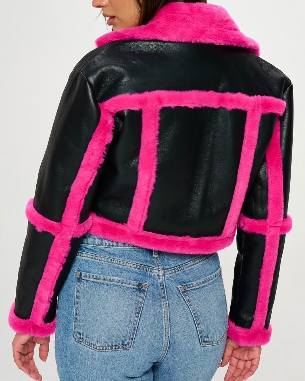 Pink Friday Cropped Jacket