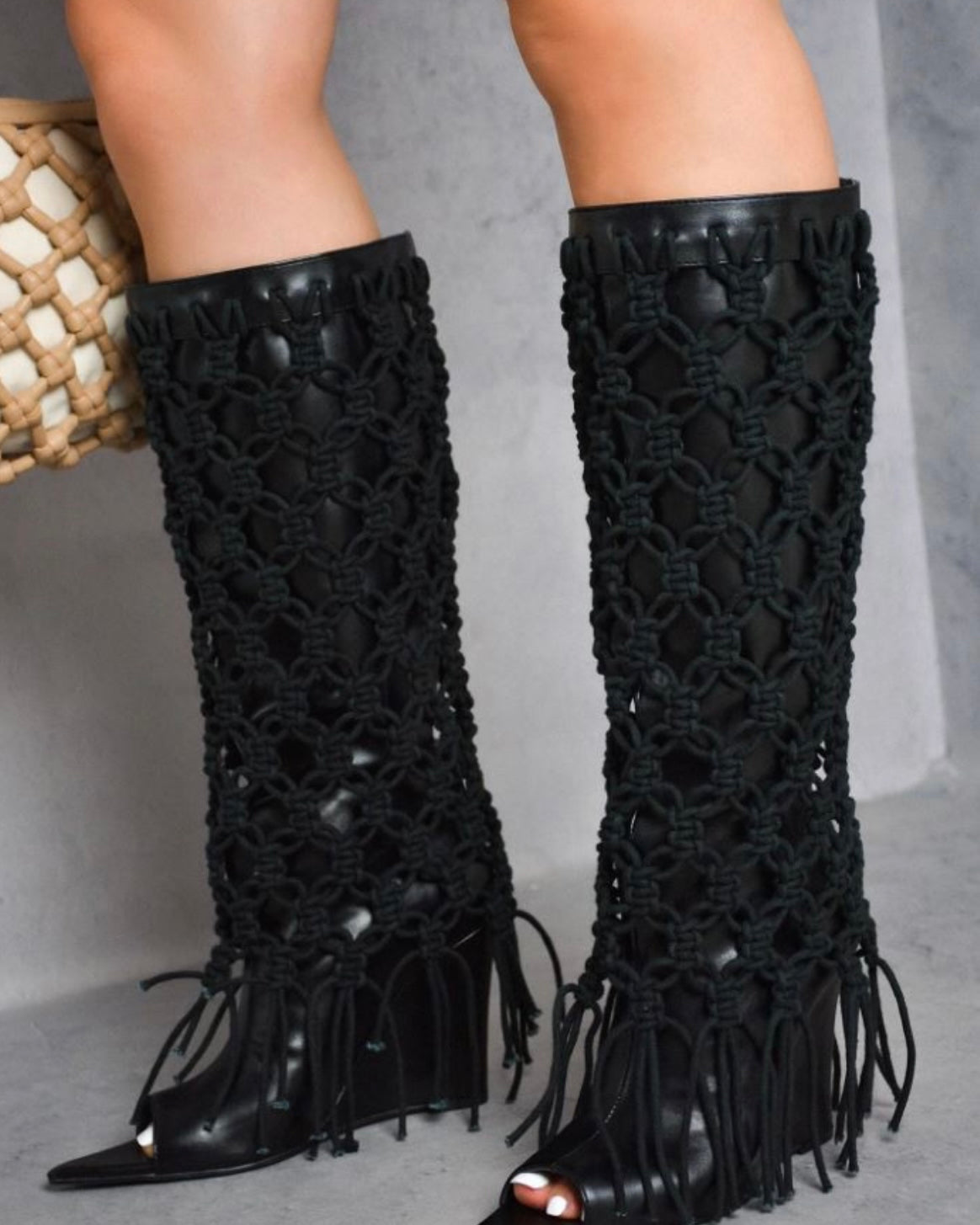 Carla Crochet Boots