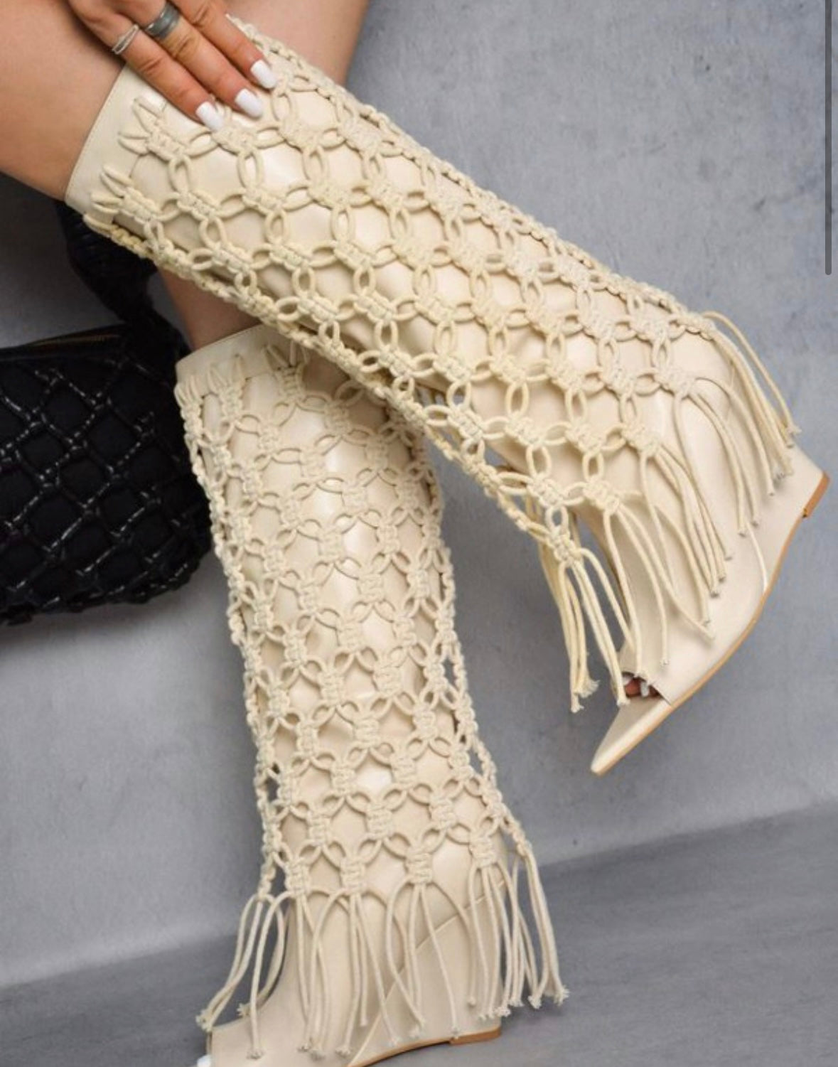 Carla Crochet Boots