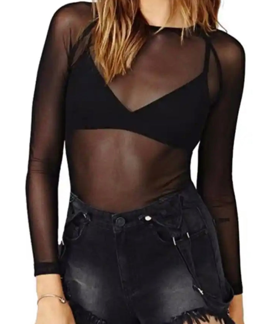 Basic Babe Sheer Top