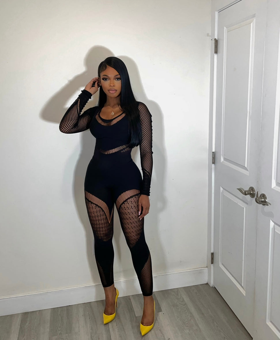 Cut Out Seamless Jumpsuit