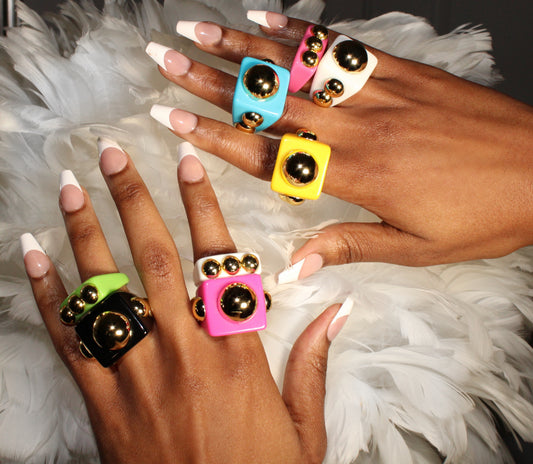 Resin Acrylic Color Rings