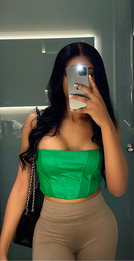Kelly Green Corset
